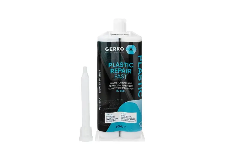 Colle réparation plastique rapide (30 sec) noir 50 ml