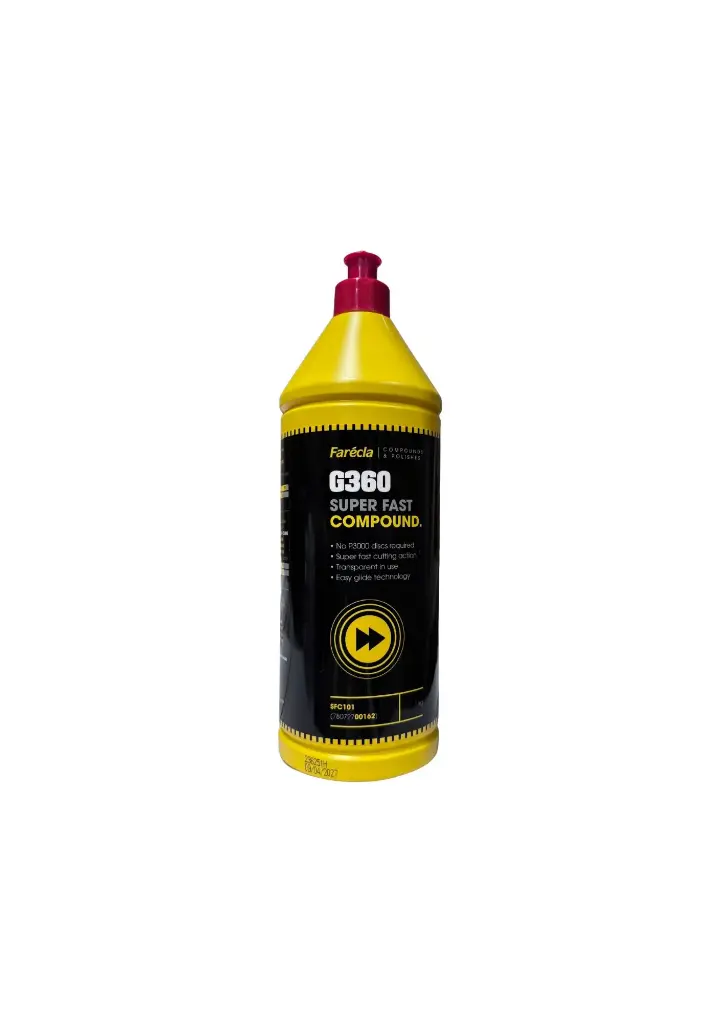 Kit polish G360 Super Fast Compound FARECLA Bouchon Rouge