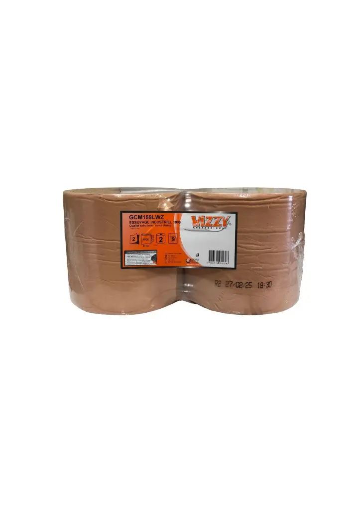 Lot de 2 Bobines d'essuyage chevreuil 1000 formats 22 x 30cm 3.5kg