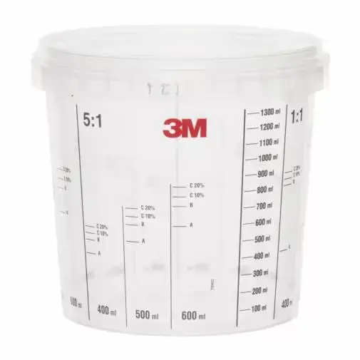 Carton de 50 godets+ 1 godet rigide V1 125 microns 650ml