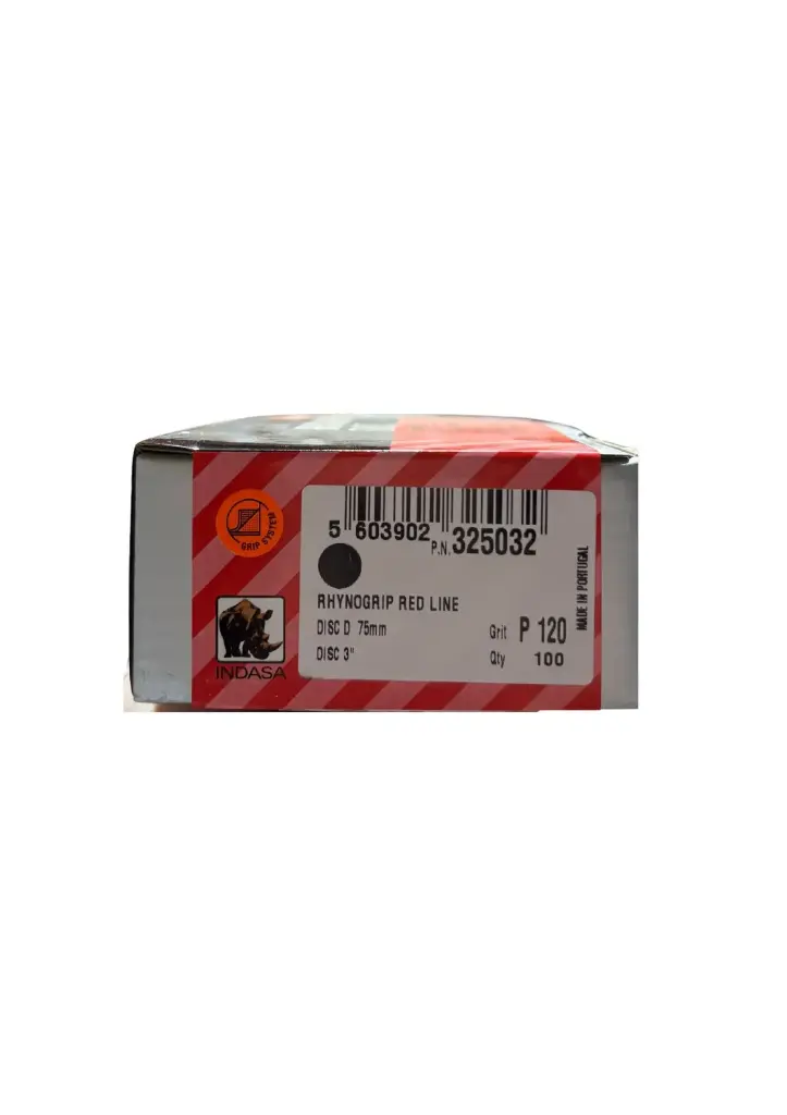 Boite de 100 disques velcro Redline Ø75mm grain 120