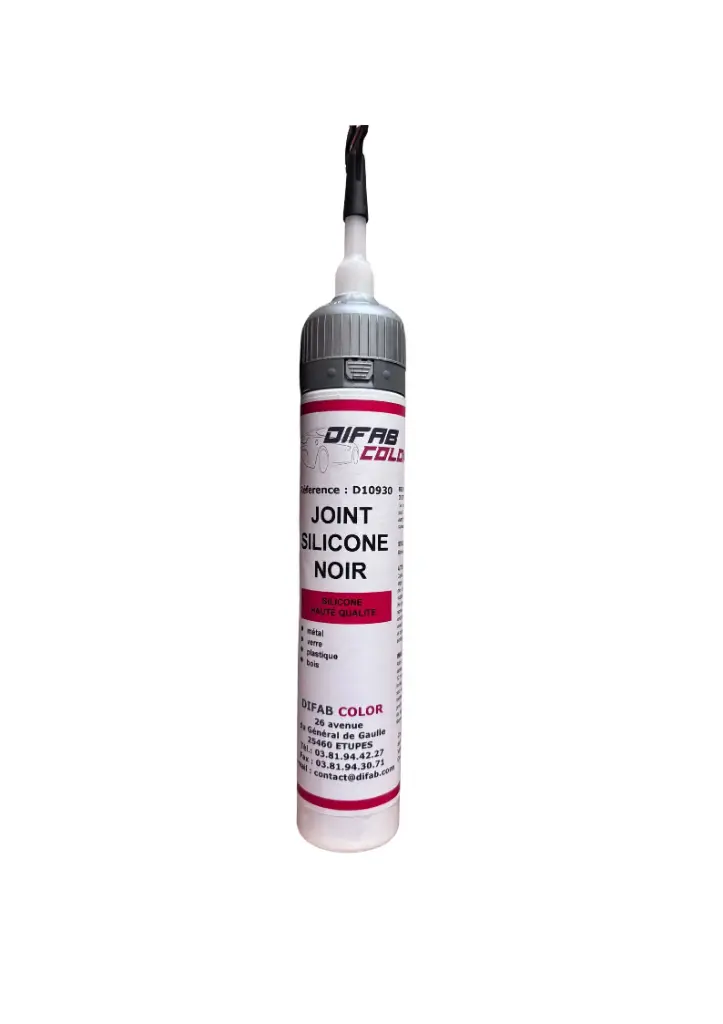 Joint silicone noir pressurisé gâchette 200ml