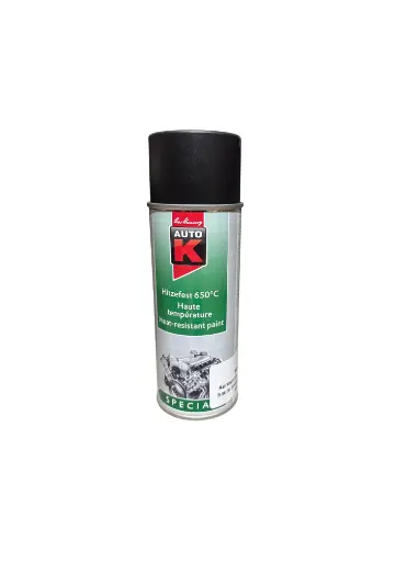 Aérosol peinture noire haute température 650° 400ml