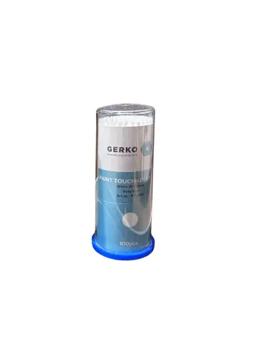 Boite de 100 micro brosses blanc retouches peintures super fine Ø1mm