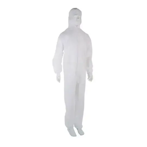 Combinaison peinture polyester ventilée blanche taille L (52)