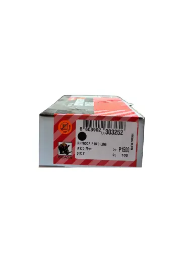 Boite de 100 disques velcro Redline Ø75mm grain 1500